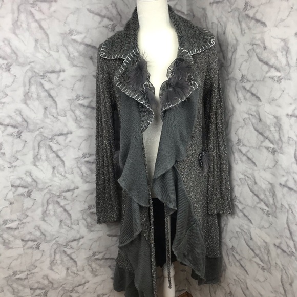 NWT Forla Paris Long Duster Cardigan Sweater - Picture 5 of 16